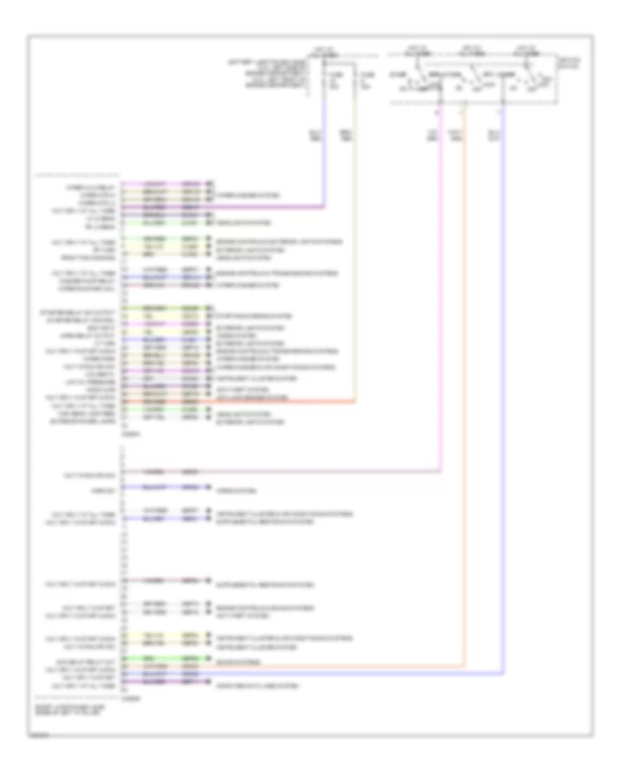 Body Control Modules Wiring Diagram 1 of 2 for Ford Fusion SEL 2006