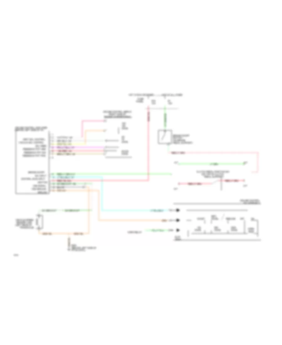 Cruise Control Wiring Diagram for Ford Tempo LX 1994