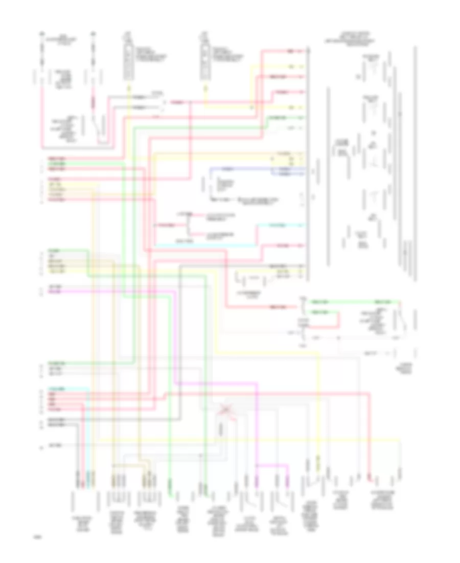 2 3L Engine Performance Wiring Diagrams 2 of 2 for Ford Tempo LX 1994
