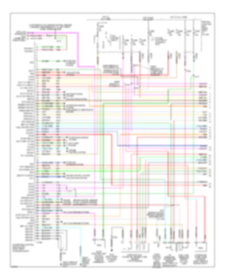5.4L Flex Fuel, Engine Performance Wiring Diagram (1 of 6) for Ford Pickup F150 2008