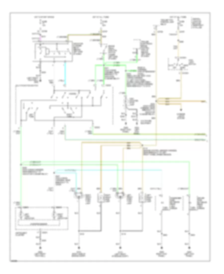Exterior Lamps Wiring Diagram (1 of 2) for Ford Pickup F150 2008