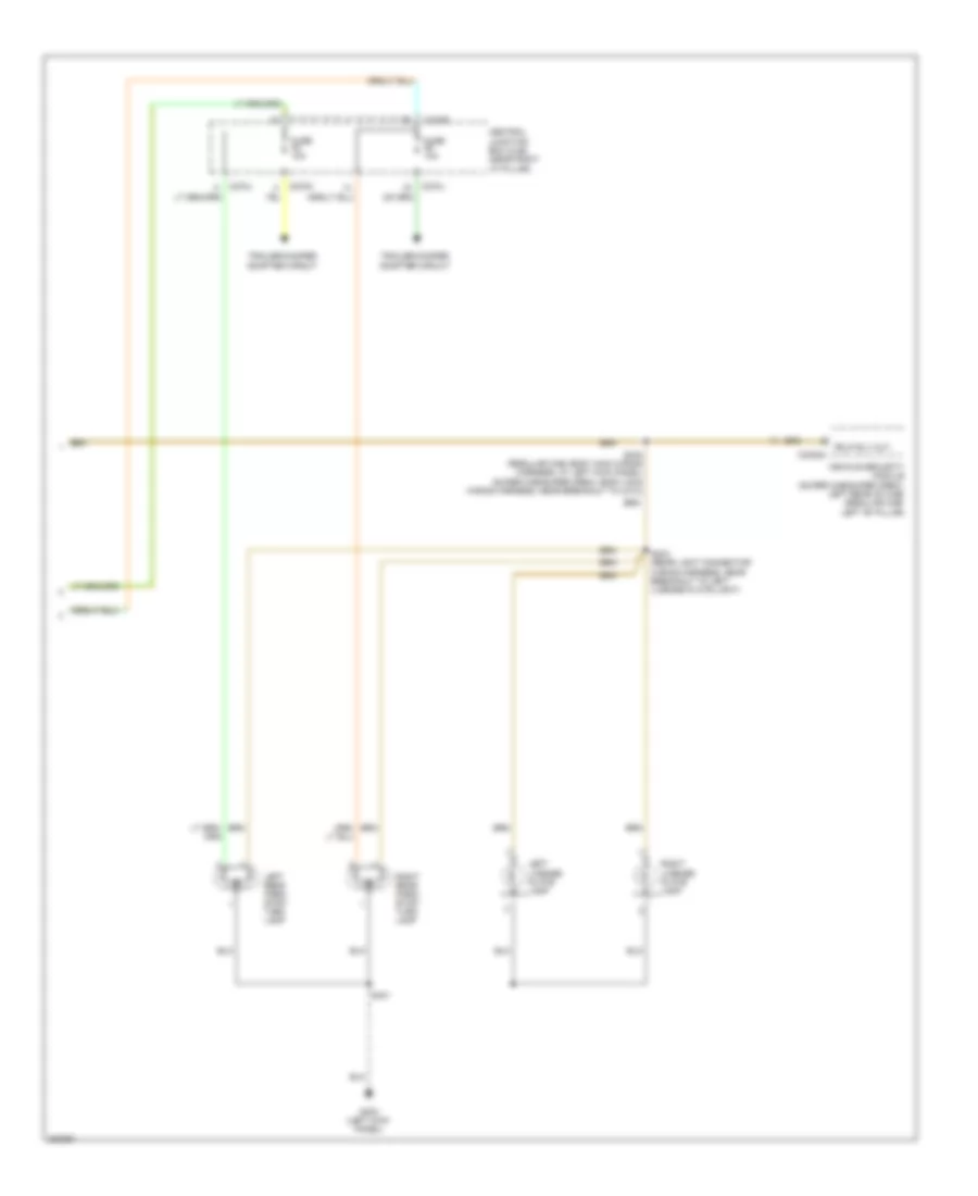 Exterior Lamps Wiring Diagram (2 of 2) for Ford Pickup F150 2008