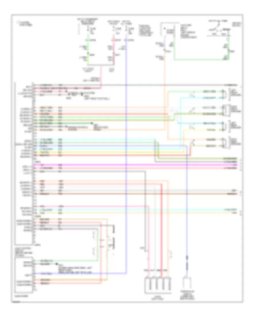 Radio Wiring Diagram, without DVD (1 of 2) for Ford Pickup F150 2008