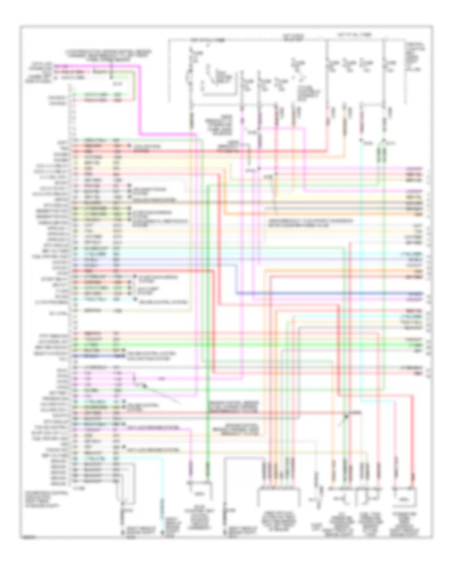 4.6L, Engine Performance Wiring Diagram (1 of 6) for Ford Pickup F150 2007