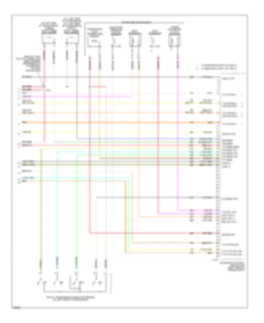 4.6L, Engine Performance Wiring Diagram (6 of 6) for Ford Pickup F150 2007