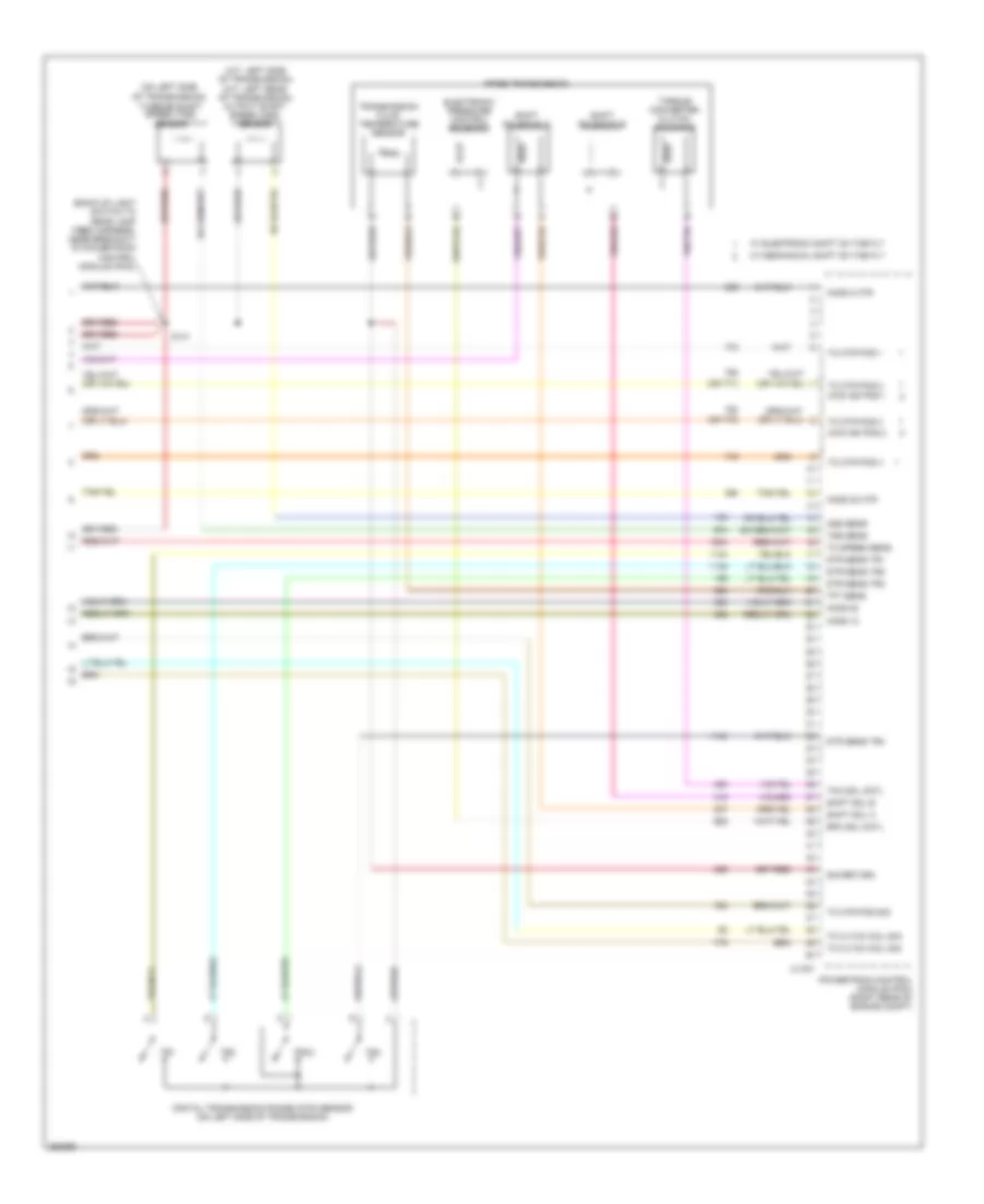 5.4L, Engine Performance Wiring Diagram (6 of 6) for Ford Pickup F150 2007