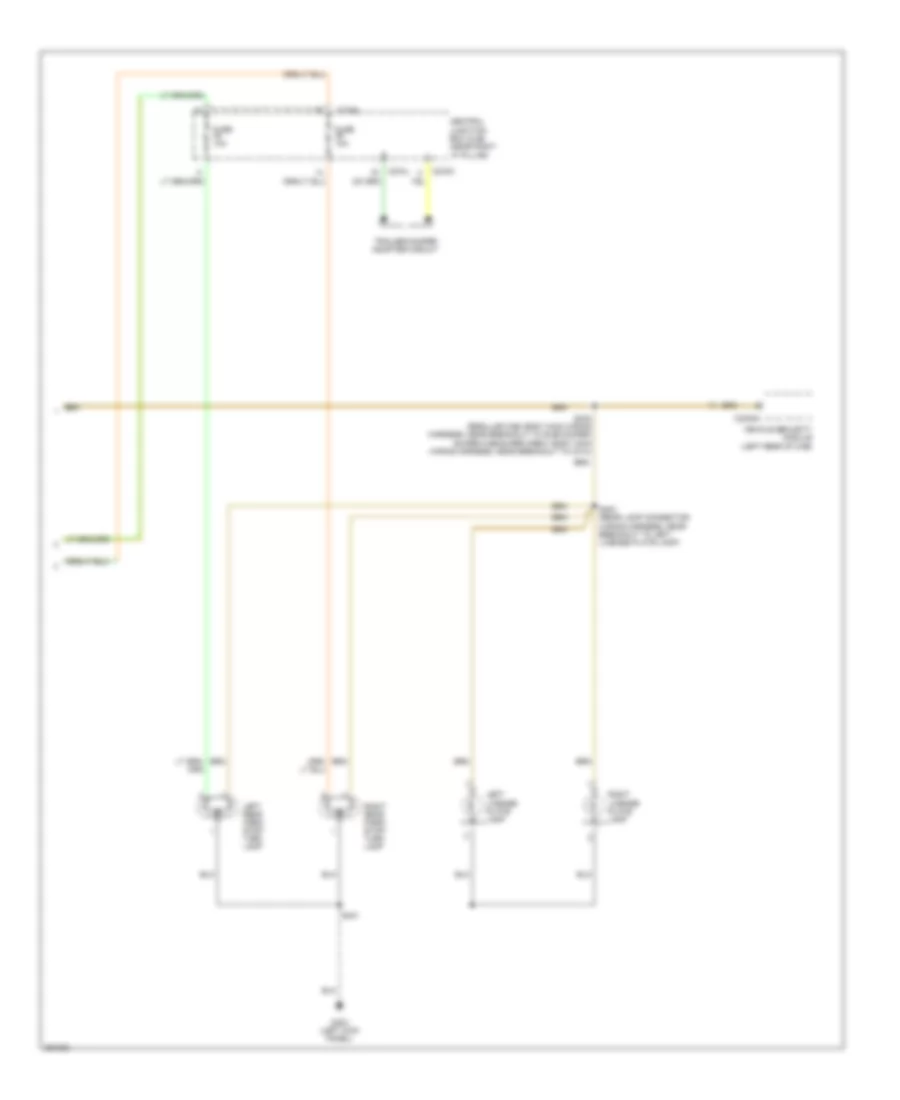 Exterior Lamps Wiring Diagram 2 of 2 for Ford Pickup F150 2007