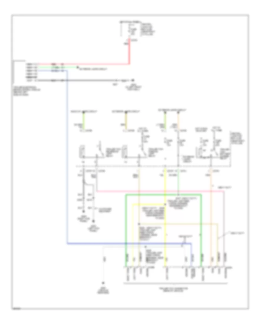 TrailerCamper Adapter Wiring Diagram for Ford Pickup F150 2007