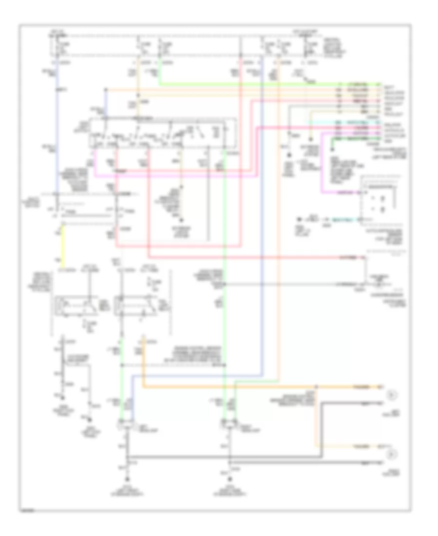 Autolamps Wiring Diagram, without DRL for Ford Pickup F150 2007