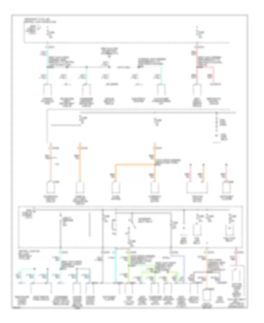 Power Distribution Wiring Diagram (3 of 3) for Ford Pickup F150 2007