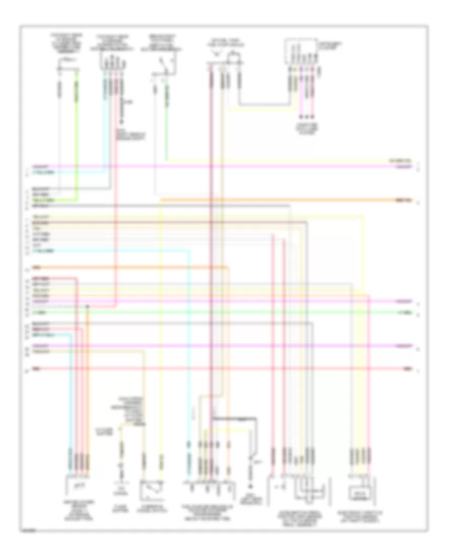 5.4L, Engine Performance Wiring Diagram (4 of 6) for Ford Pickup F250 Super Duty 2008