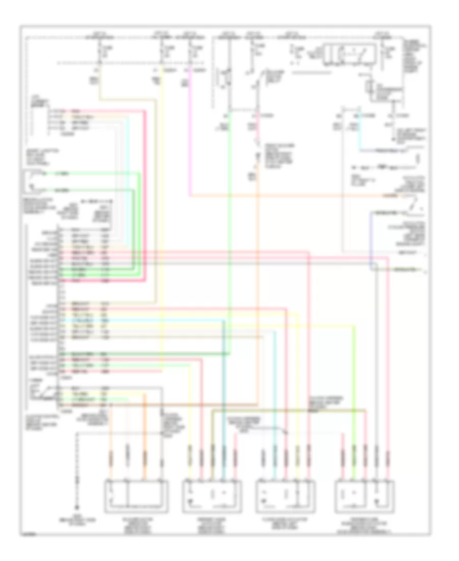 4.6L, Manual AC Wiring Diagram (1 of 2) for Ford Mustang 2006