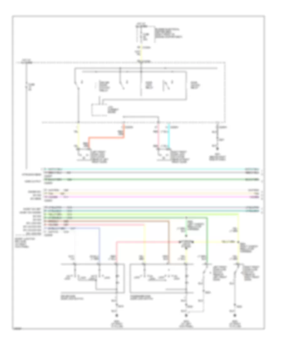 Forced Entry Wiring Diagram 1 of 2 for Ford Mustang 2006