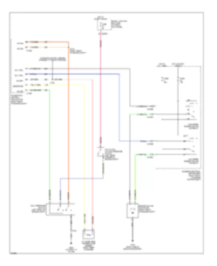 4.6L, Cooling Fan Wiring Diagram for Ford Mustang 2006