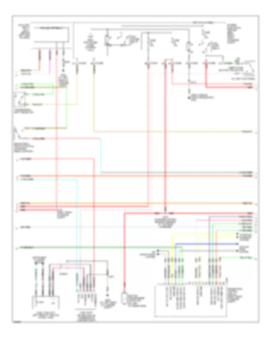 4.0L, Engine Performance Wiring Diagram (2 of 5) for Ford Mustang 2006