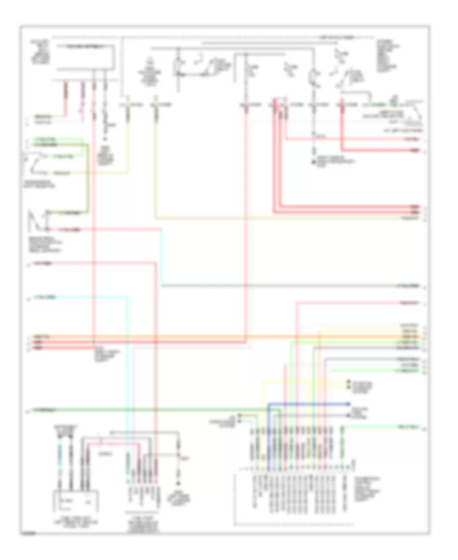 4.6L, Engine Performance Wiring Diagram (2 of 6) for Ford Mustang 2006