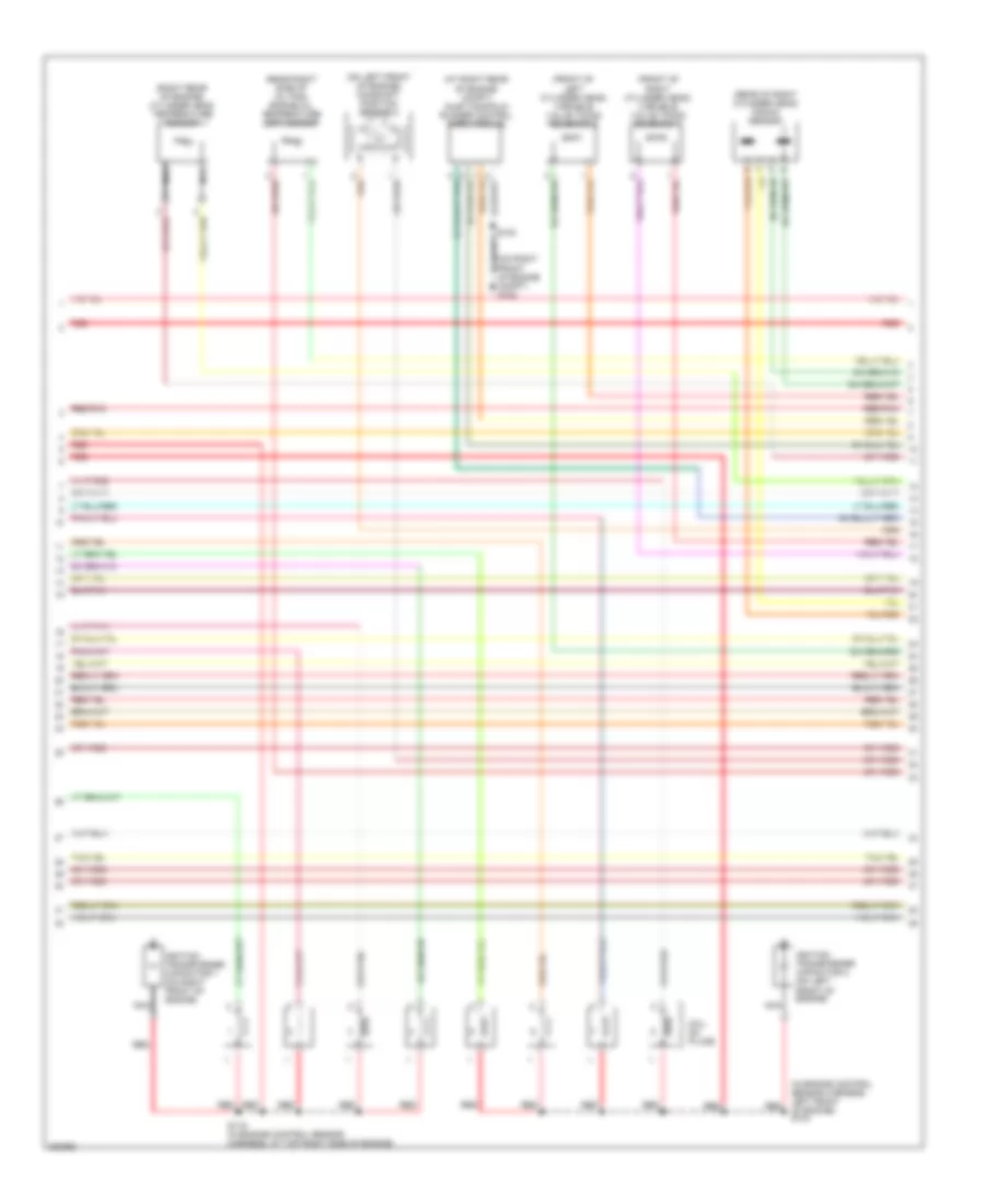 4.6L, Engine Performance Wiring Diagram (5 of 6) for Ford Mustang 2006