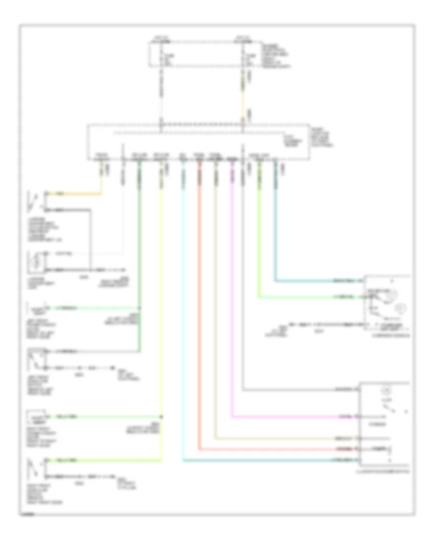 Courtesy Lamps Wiring Diagram for Ford Mustang 2006