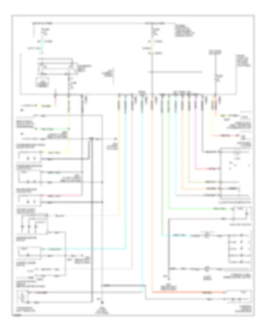 Instrument Illumination Wiring Diagram for Ford Mustang 2006