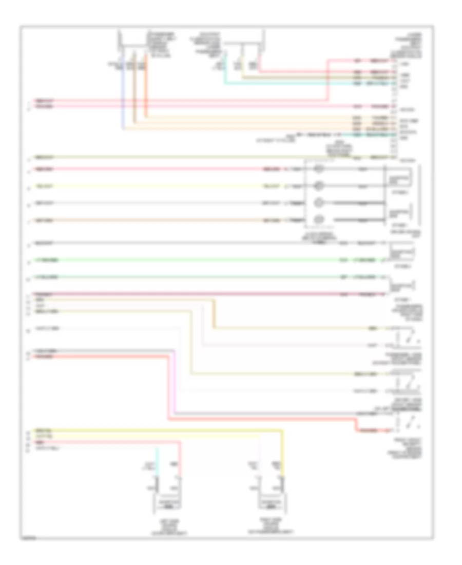 Supplemental Restraints Wiring Diagram (2 of 2) for Ford Mustang 2006