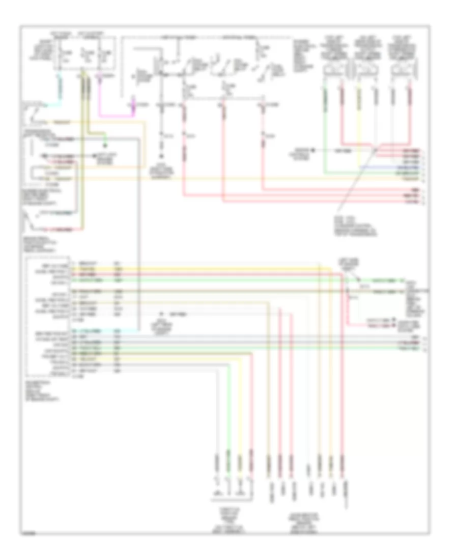 A T Wiring Diagram 1 of 2 for Ford Mustang 2006