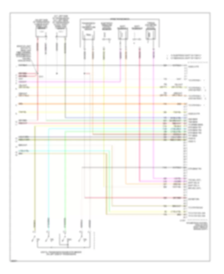 5.4L Flex Fuel, Engine Performance Wiring Diagram (6 of 6) for Ford Pickup F250 Super Duty 2007