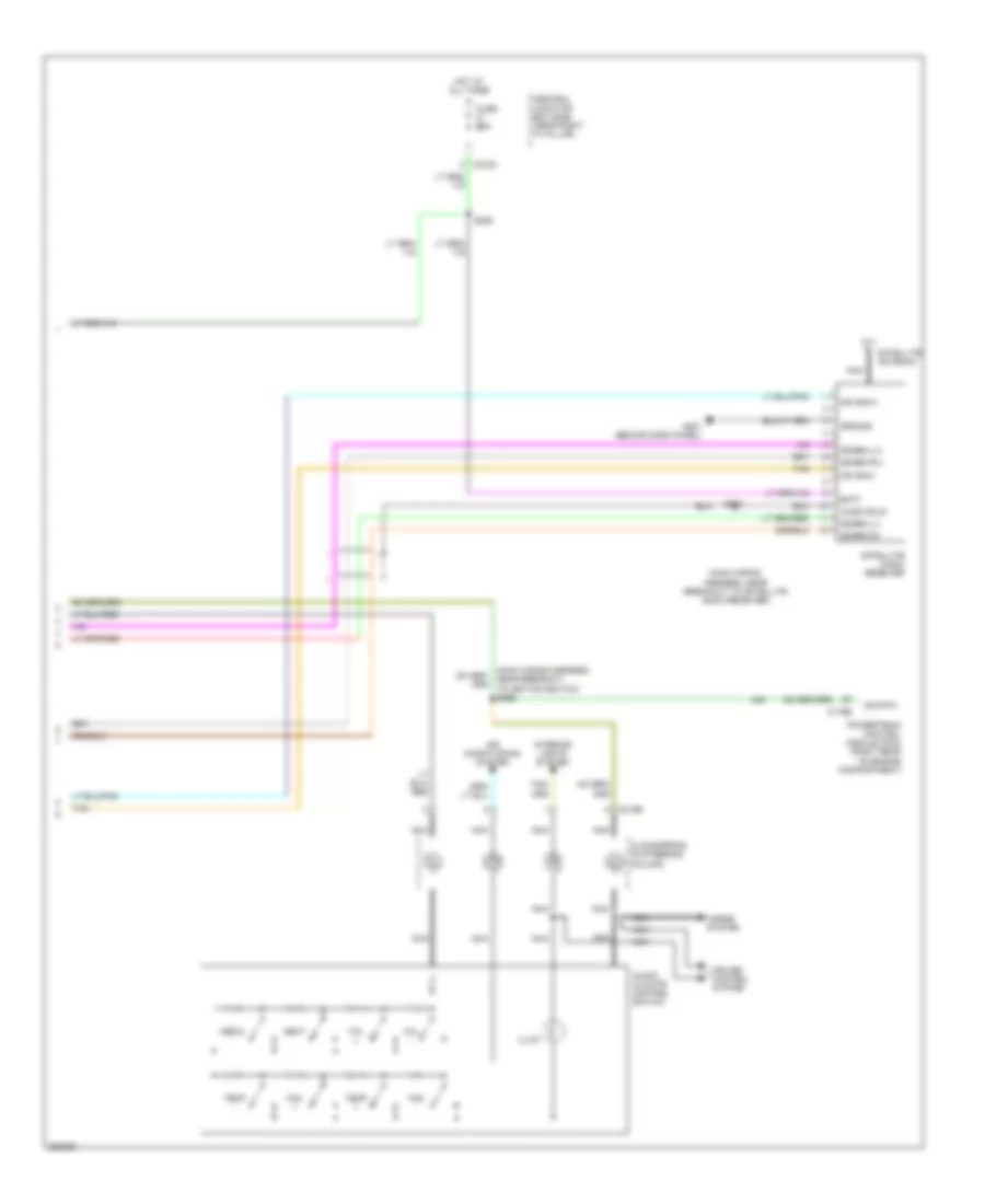 Radio Wiring Diagram, without DVD (2 of 2) for Ford Pickup F250 Super Duty 2007