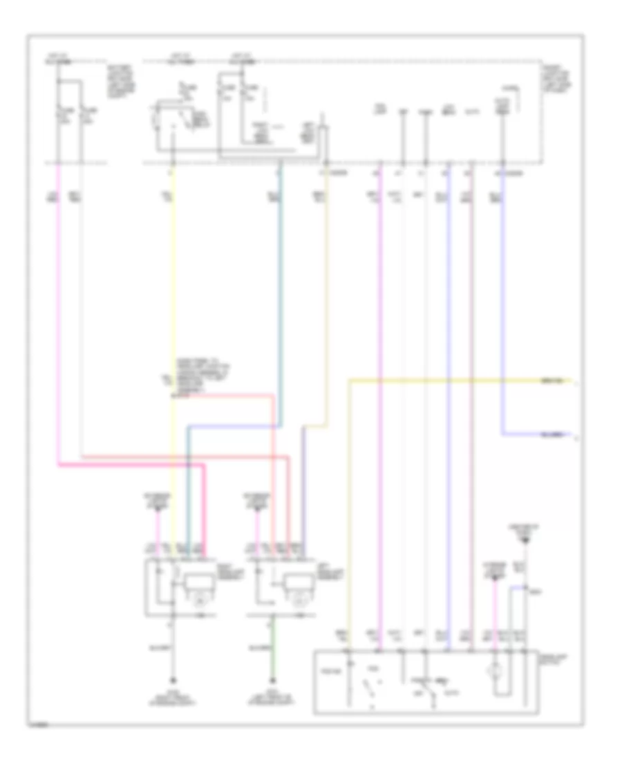 Headlights Wiring Diagram with High Intensity Gas Discharge Headlights 1 of 2 for Ford Flex Limited 2011