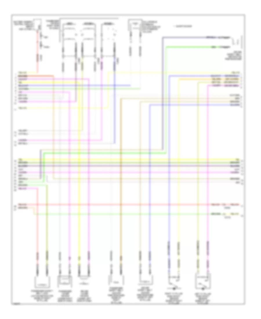 Supplemental Restraints Wiring Diagram, Hybrid (2 of 3) for Ford Fusion S Hybrid 2014