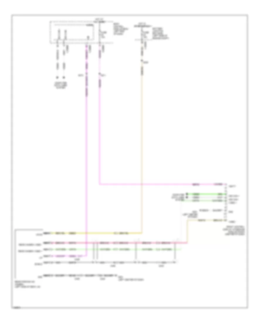 Rear Camera Wiring Diagram, Hybrid 4.2 Inch Display for Ford Fusion S Hybrid 2014
