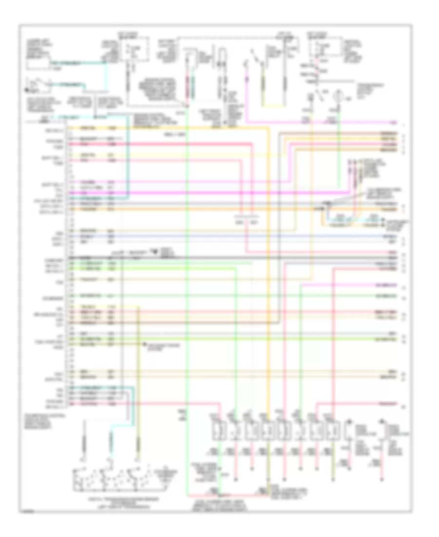 5.4L Bi-Fuel, Engine Performance Wiring Diagrams (1 of 5) for Ford Pickup F150 2000