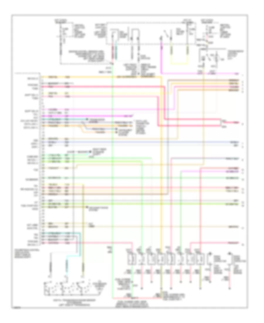 5 4L Engine Performance Wiring Diagrams with 4R100 Transmission 1 of 4 for Ford Pickup F150 2000