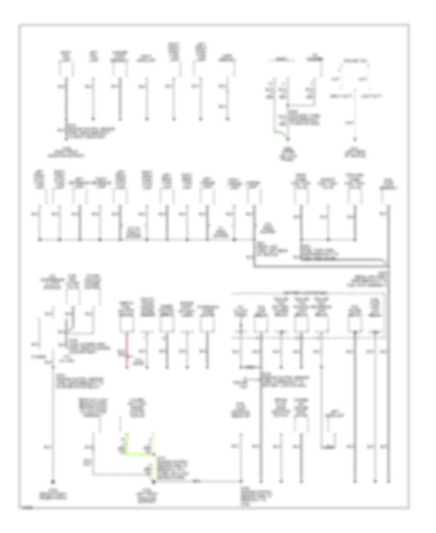Ground Distribution Wiring Diagram 2 of 3 for Ford Pickup F150 2000