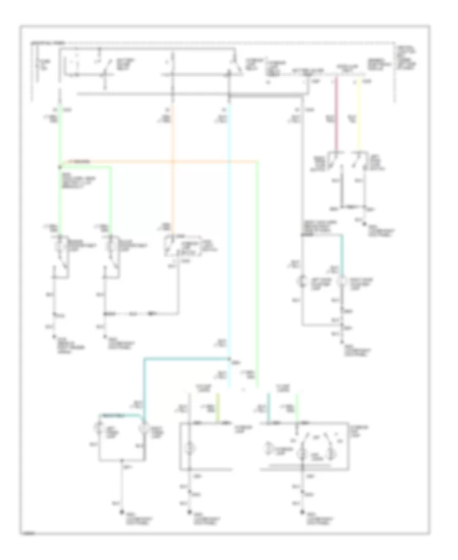 Courtesy Lamps Wiring Diagram for Ford Pickup F150 2000