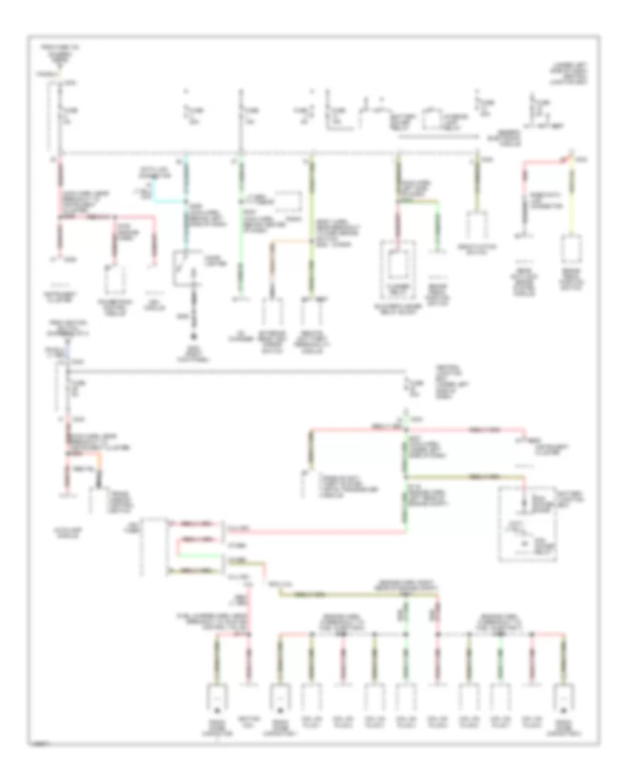 Power Distribution Wiring Diagram (3 of 4) for Ford Pickup F150 2000