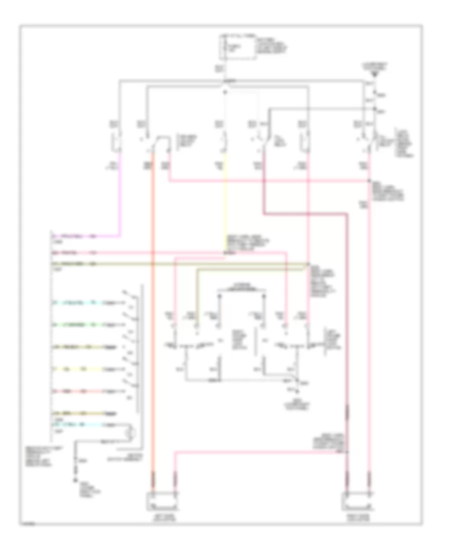 Keyless Entry Wiring Diagram for Ford Pickup F150 2000