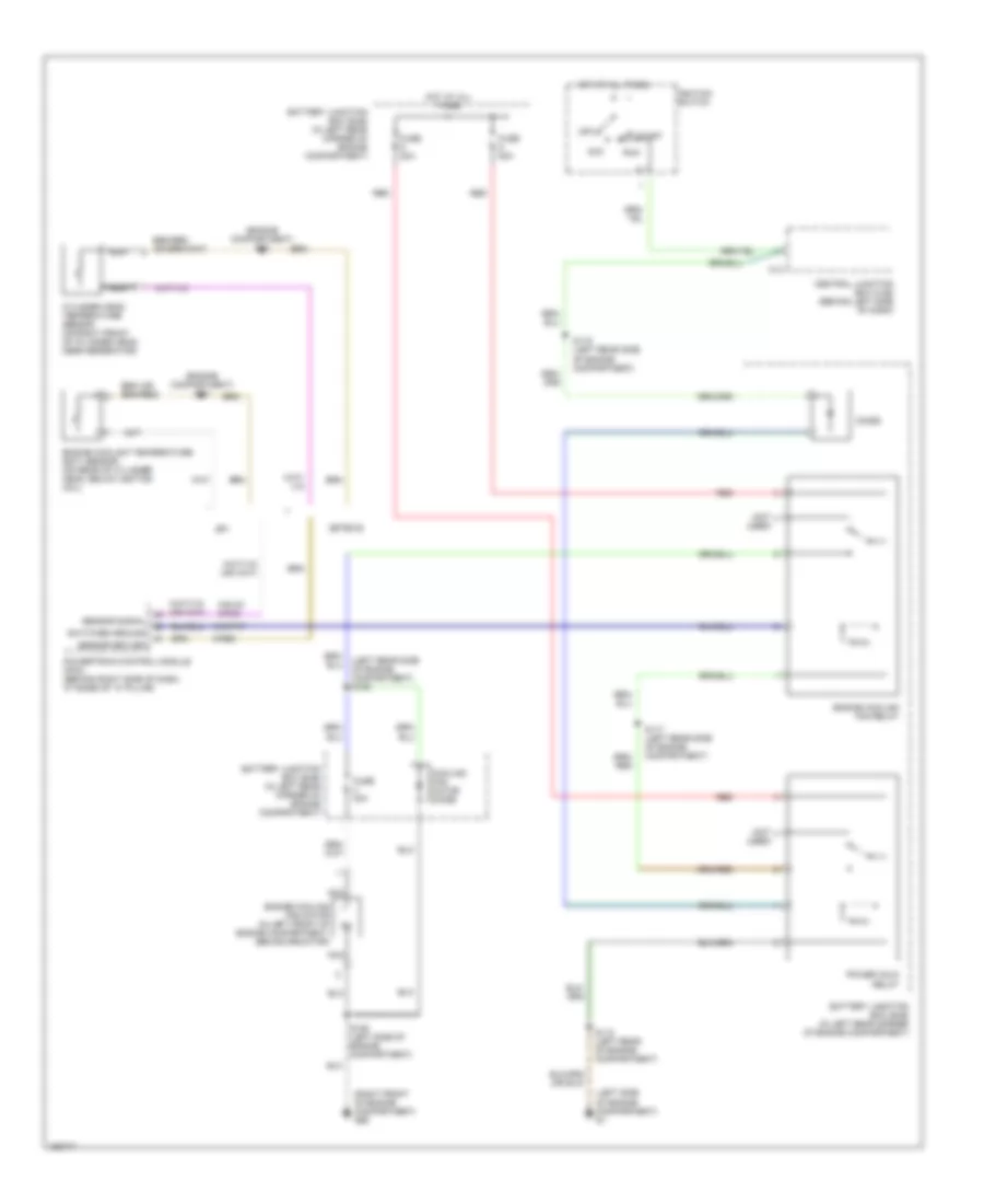 Cooling Fan Wiring Diagram without A C for Ford Focus ZX3 2002