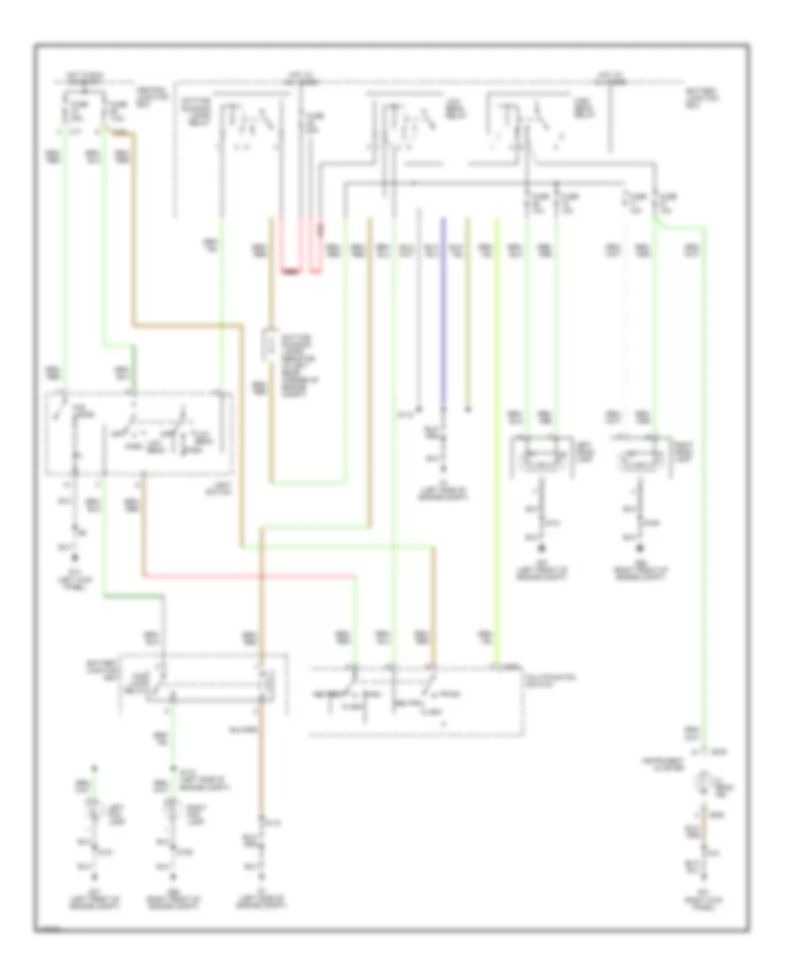 Headlight Wiring Diagram with DRL for Ford Focus ZX3 2002