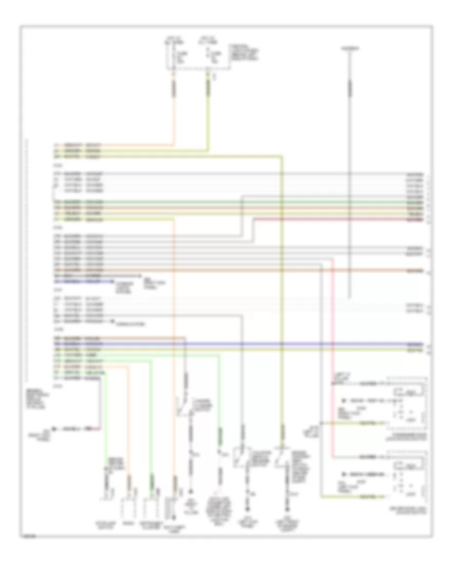 Power Door Lock Wiring Diagram 1 of 2 for Ford Focus ZX3 2002