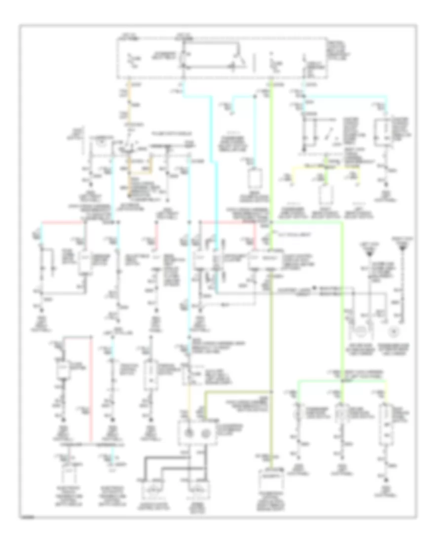 Instrument Illumination Wiring Diagram for Ford Pickup F350 Super Duty 2008