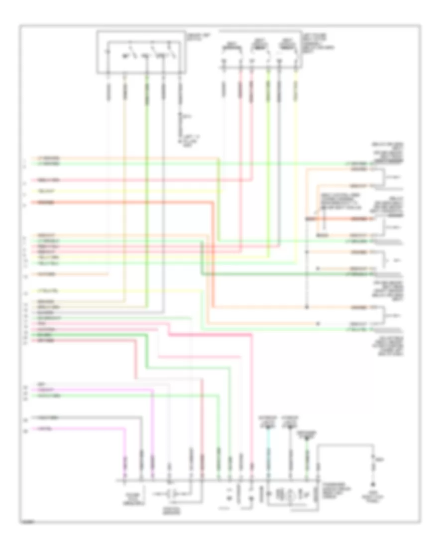 Memory Seat  Mirrors Wiring Diagram 3 of 3 for Ford Pickup F350 Super Duty 2008