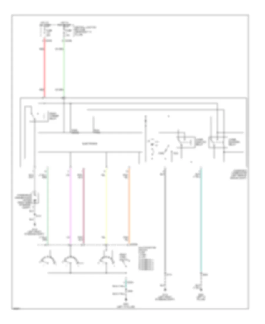 WiperWasher Wiring Diagram for Ford Pickup F350 Super Duty 2008