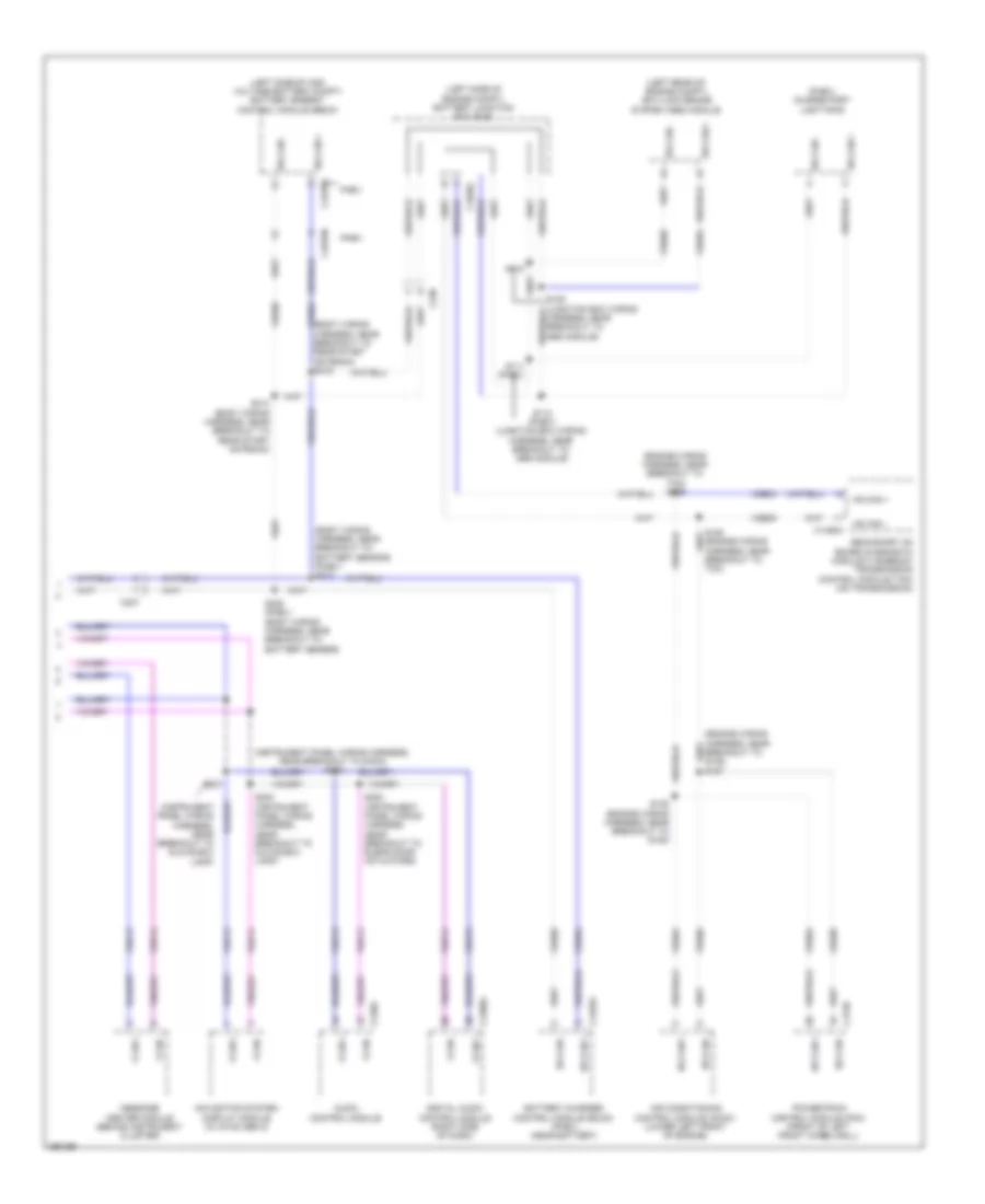Computer Data Lines Wiring Diagram 3 of 3 for Ford C Max SE 2013