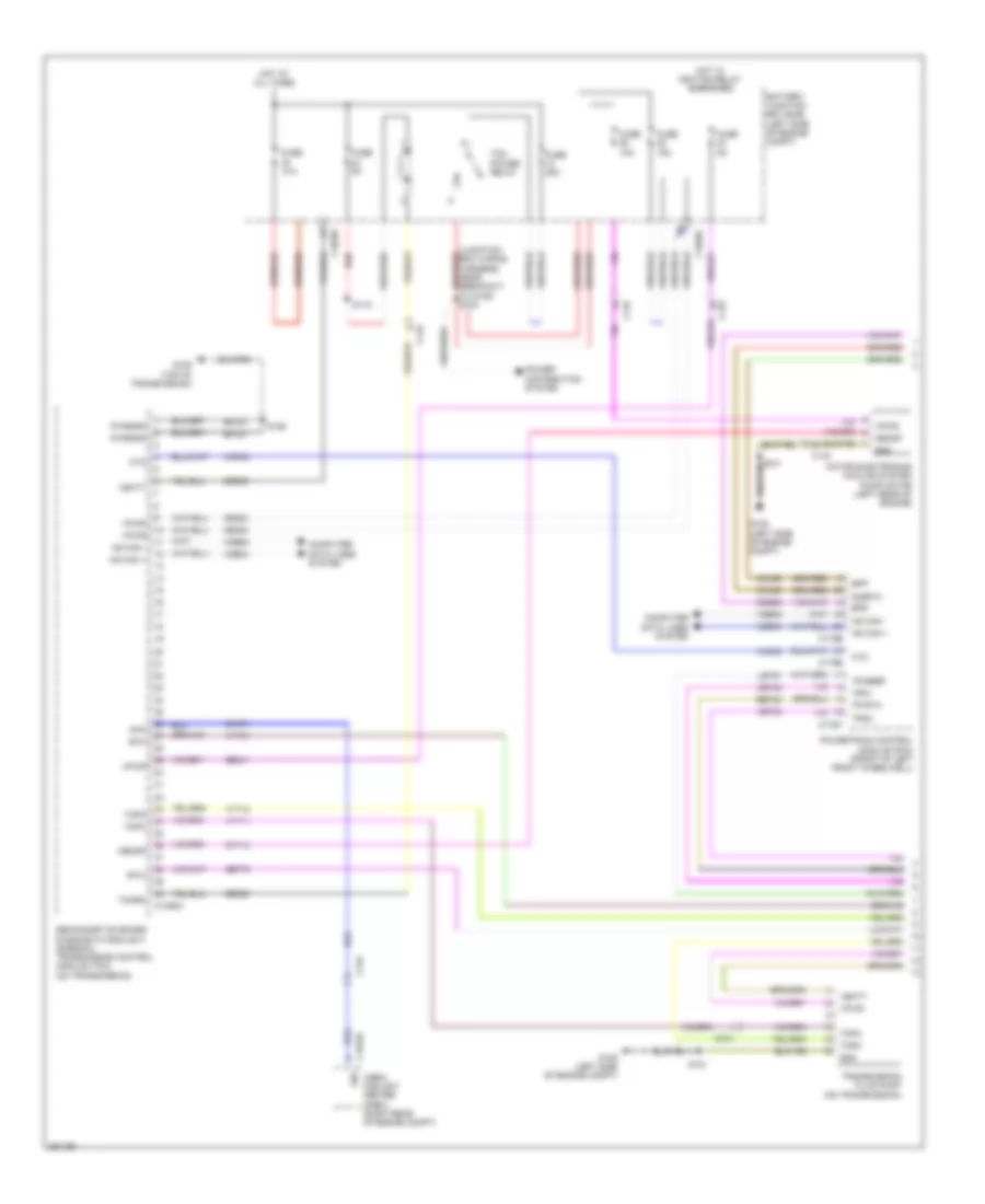 Transmission Wiring Diagram 1 of 2 for Ford C Max SE 2013