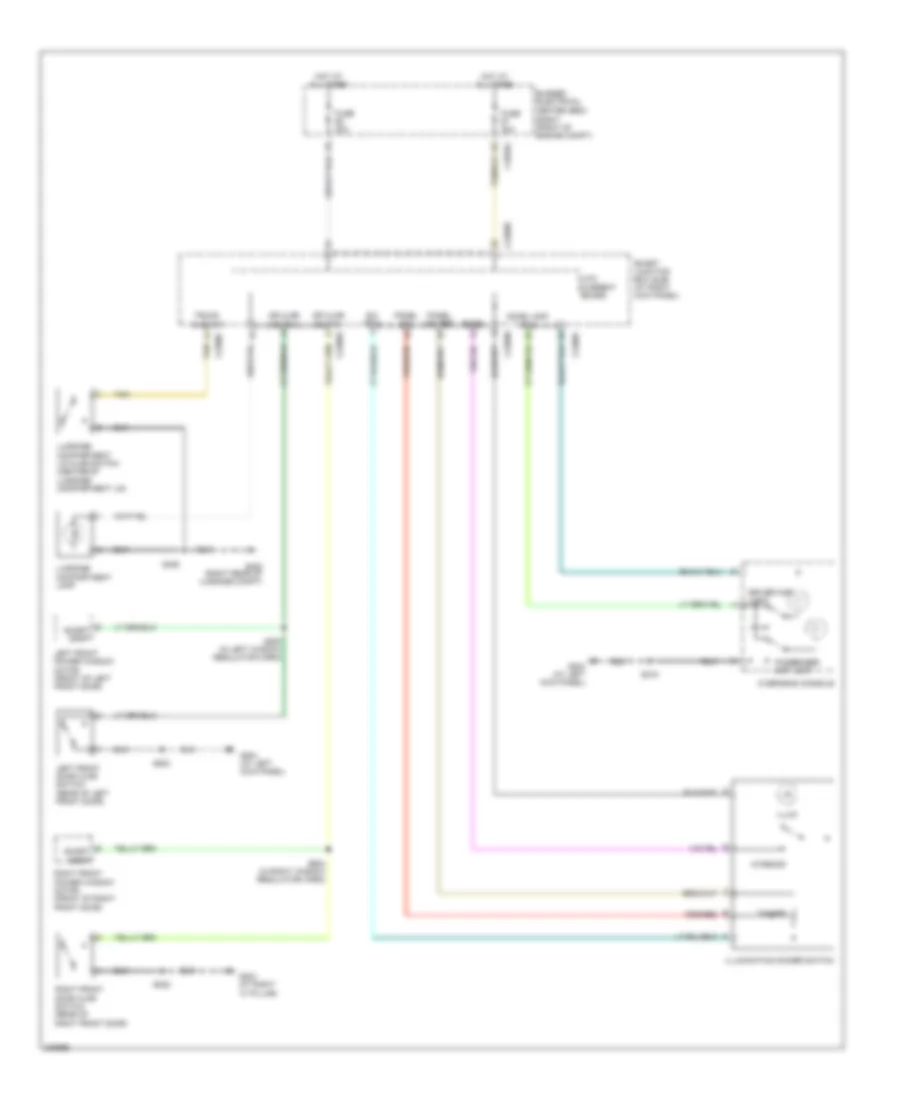 Courtesy Lamps Wiring Diagram for Ford Mustang GT 2006