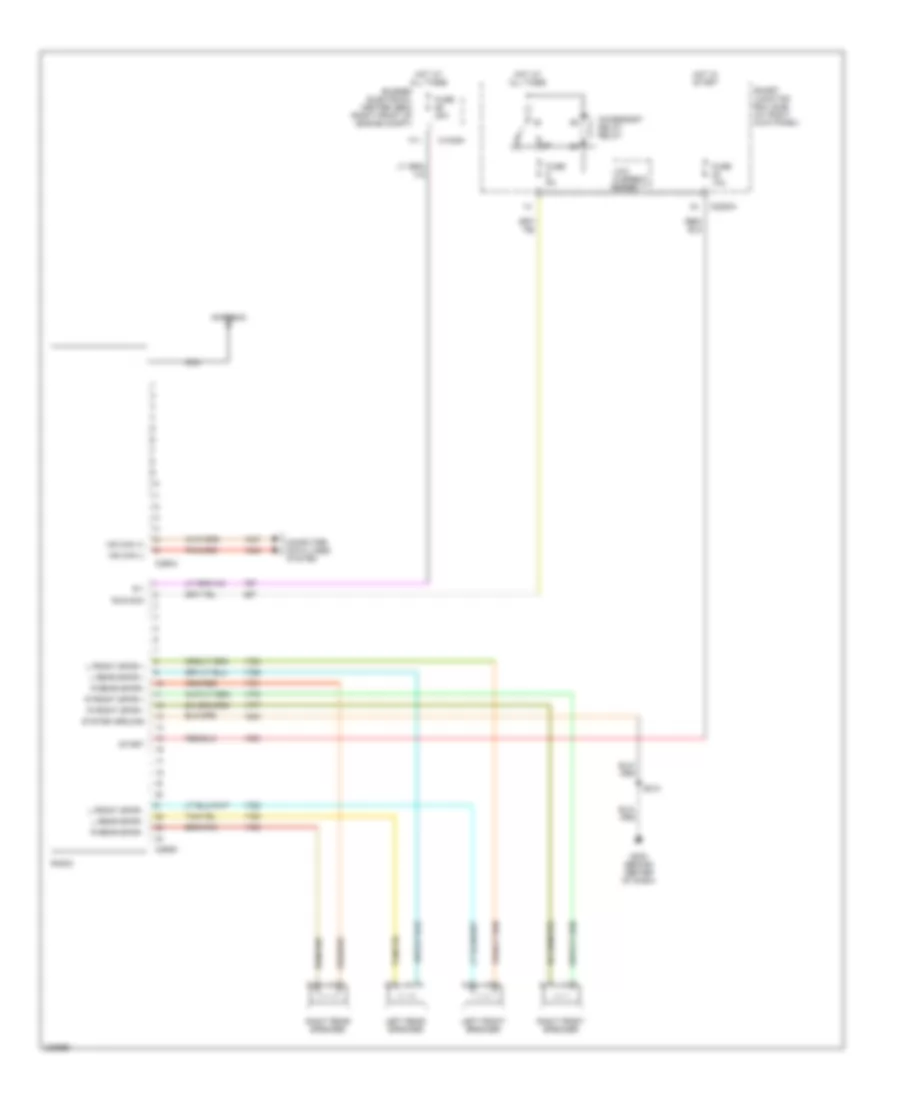 Base Radio Wiring Diagram for Ford Mustang GT 2006