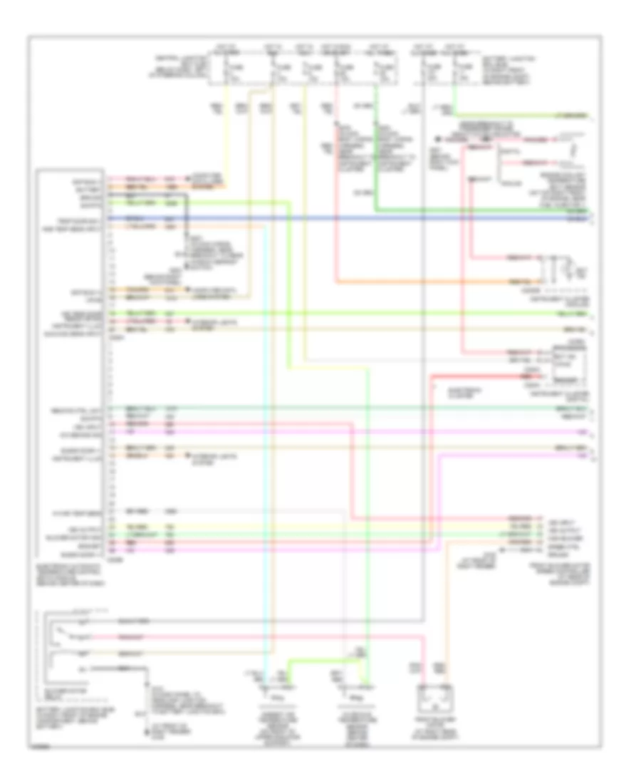 Automatic A C Wiring Diagram 1 of 2 for Ford Crown Victoria 2005