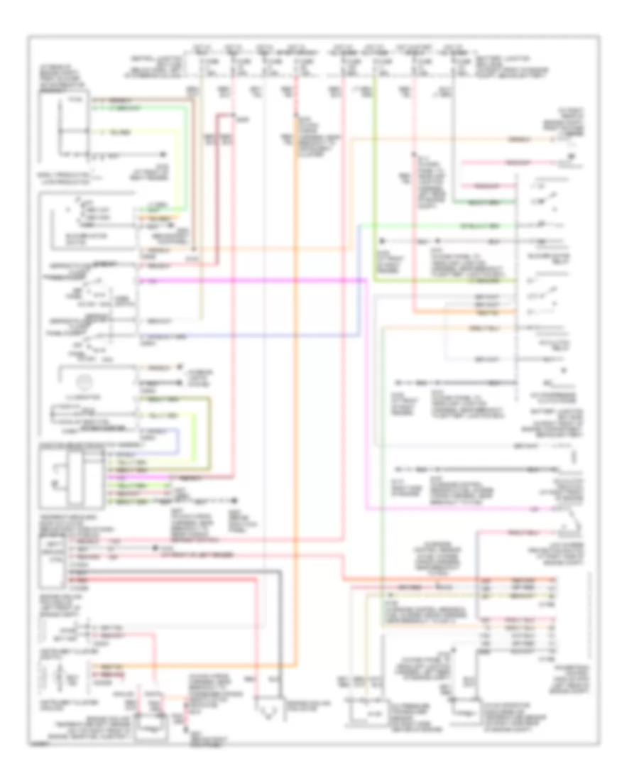 Manual AC Wiring Diagram for Ford Crown Victoria 2005