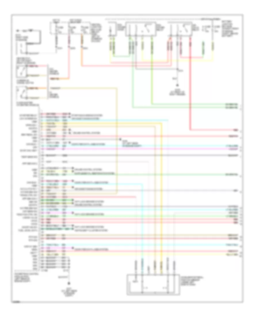 Engine Performance Wiring Diagram 1 of 5 for Ford Crown Victoria 2005