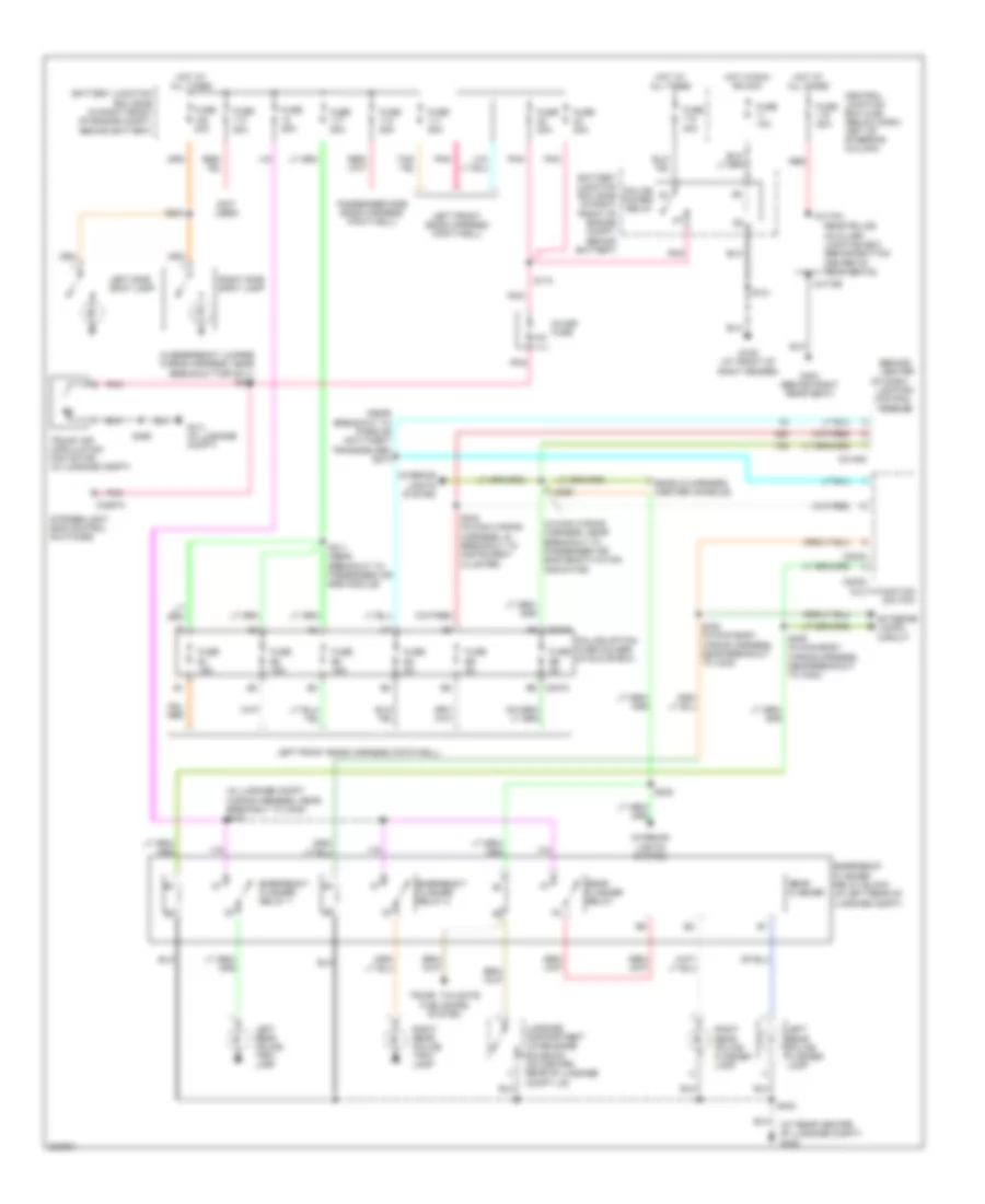 Accessory Lamps Wiring Diagram with Police Option for Ford Crown Victoria 2005